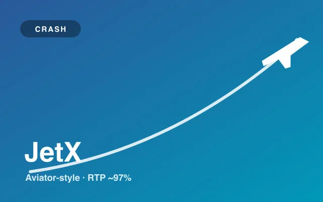 JetX crash game tile